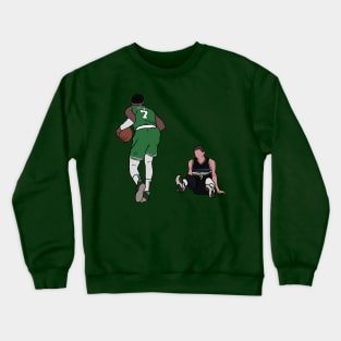 Jaylen Brown Crosses Over Grayson Allen Crewneck Sweatshirt